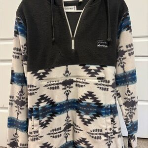 Men’s Depart West Patterned Pullover Hoodie - Size S